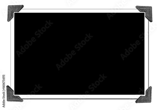 Blank Picture with photo corners