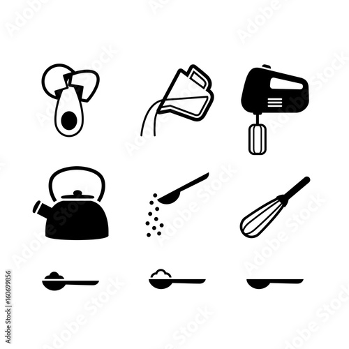 Kitchen icon set