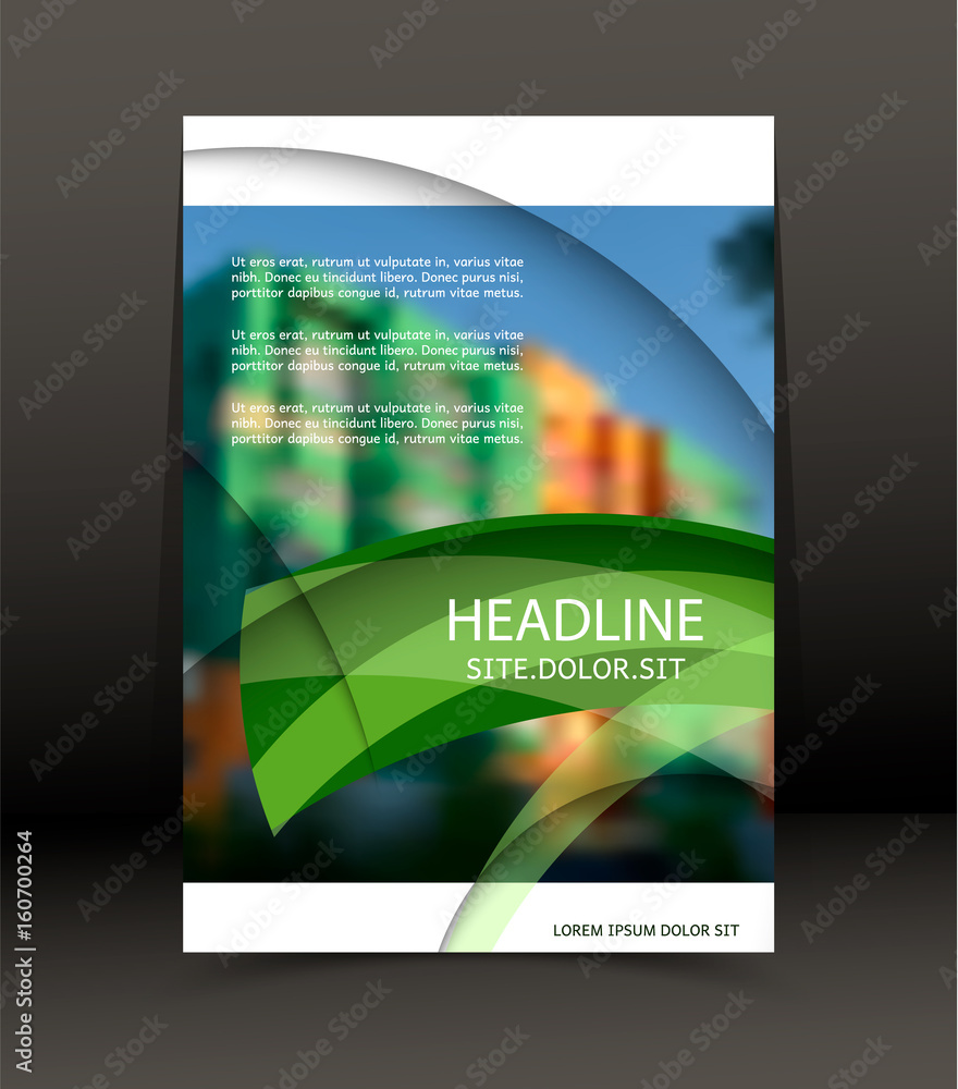 Fototapeta premium Abstract background for brochure, cover. Template for the poster. Vector.