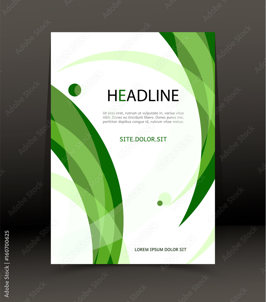 Fototapeta premium Abstract background for brochure, cover. Template for the poster. Vector.