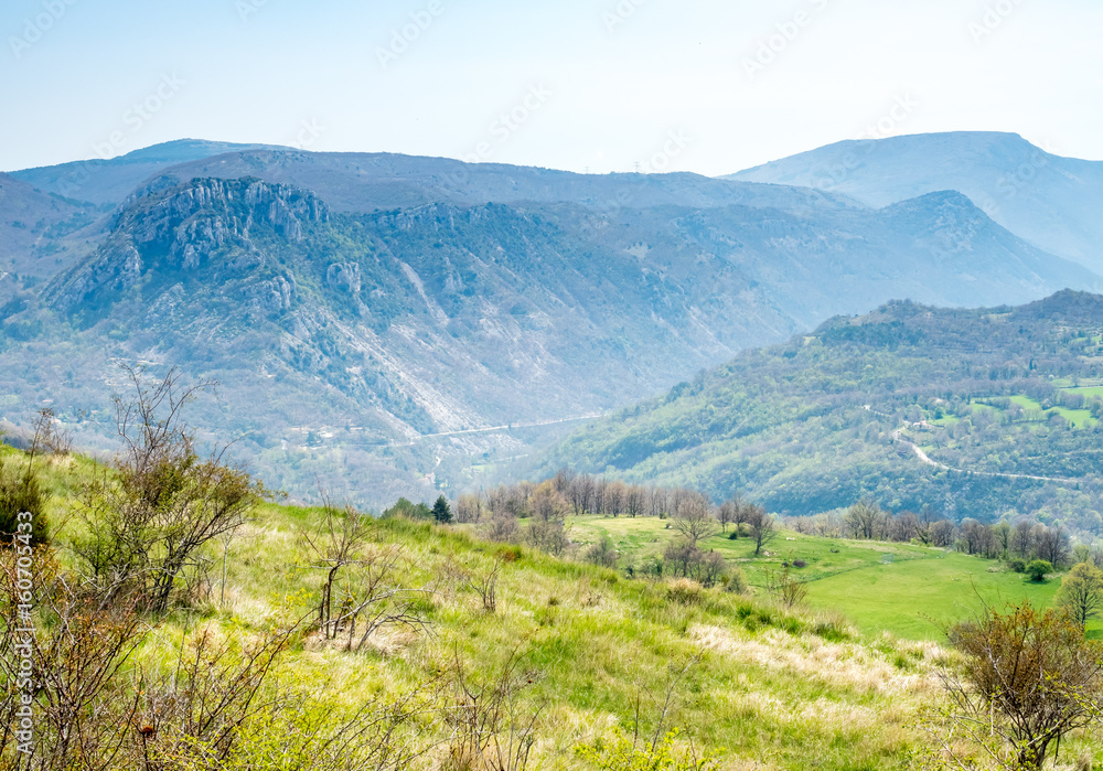 Naklejka premium Gréolières village in France