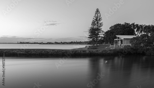 Sunrise at the Glenora Boat Ramp photo