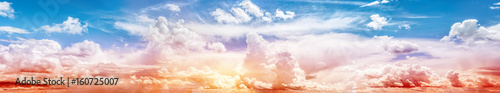 Fototapeta Sky ultramarine rainbow art panorama