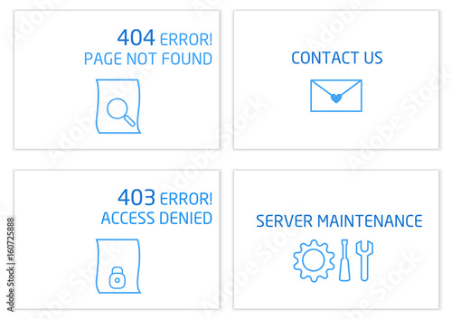 Vectors Abstract background connection error access website