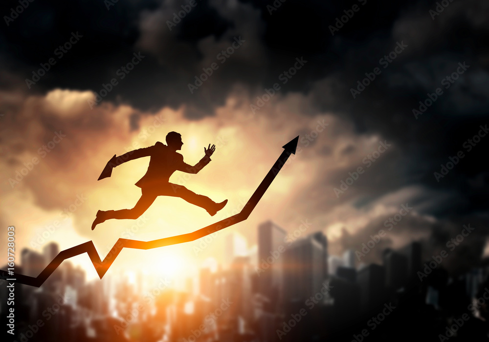 Naklejka premium Active life position