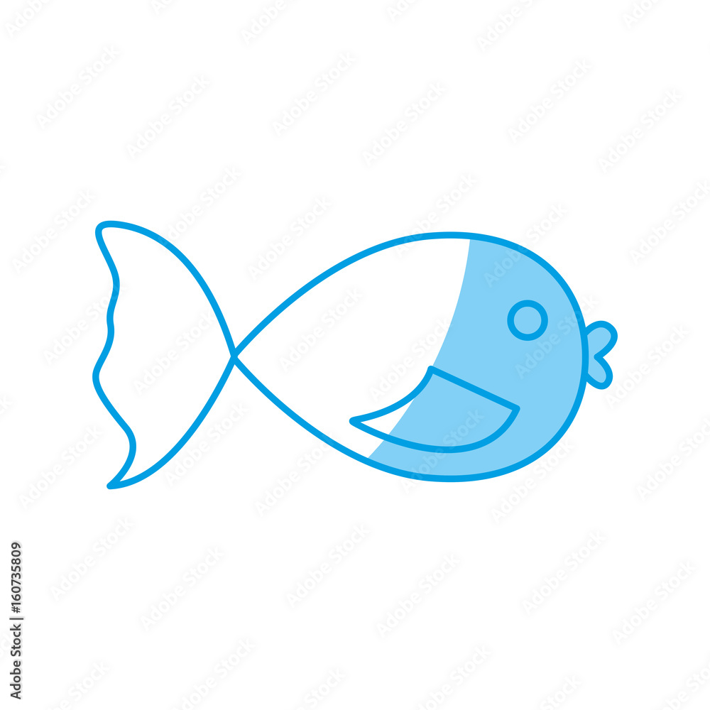 Obraz premium fish icon image