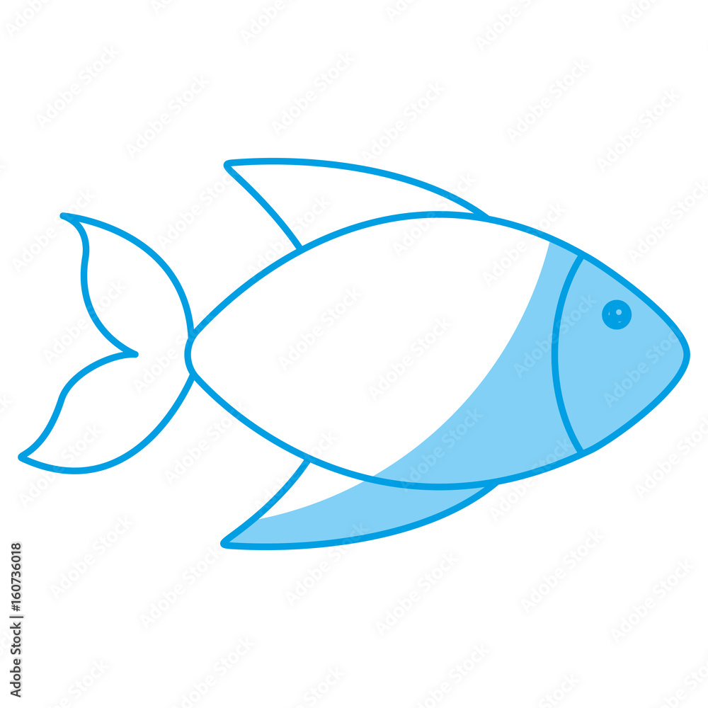 Obraz premium fish icon image