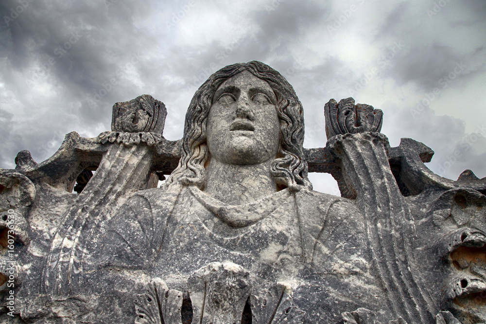 Obraz premium Aizanoi ancient city in Cavdarhisar, Kutahya, Turkey