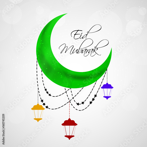 Illustration of elements for the occasion of Eid