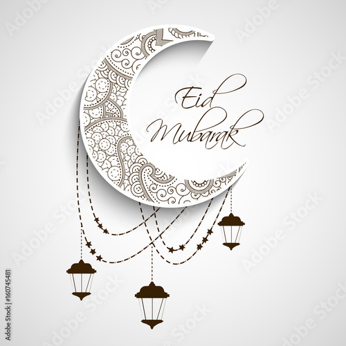 Illustration of elements for the occasion of Eid