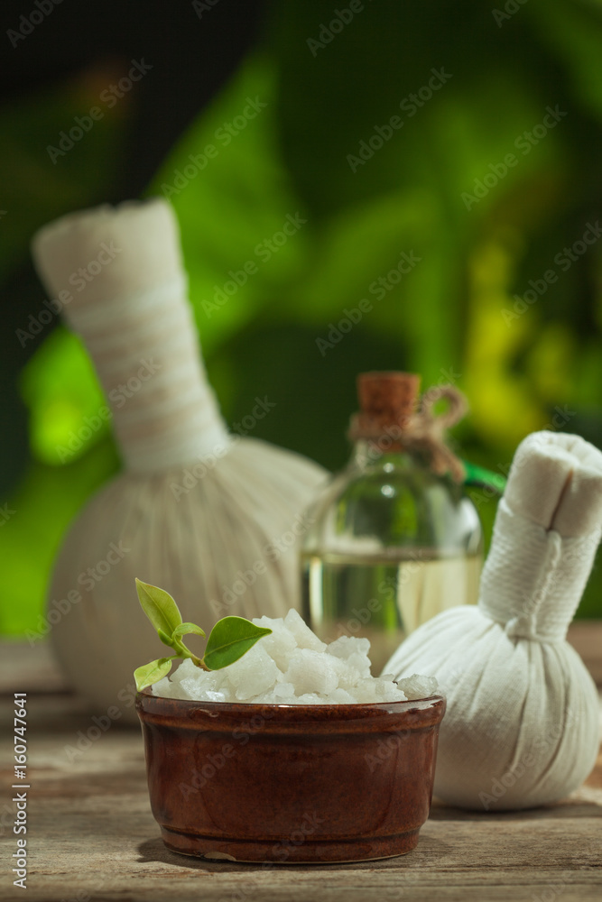 close up view of spa theme objects on color back close up view of spa theme objects on color back