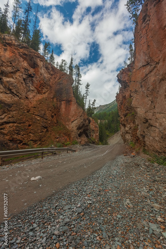 Rad gate. Altai mountains. ...