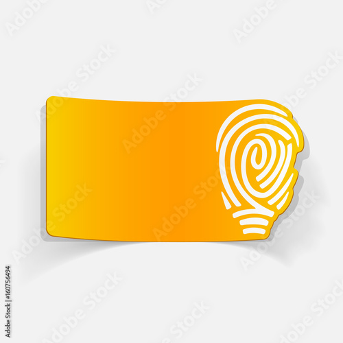 realistic design element: fingerprint