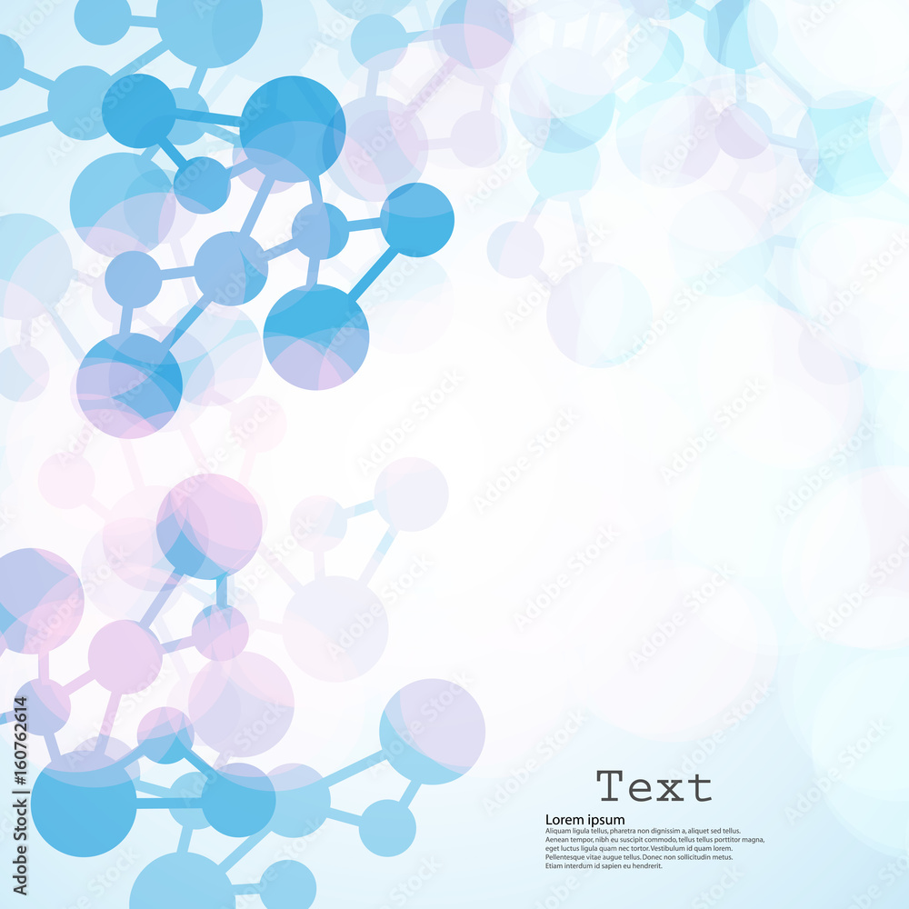Abstract backgrounds light lines of molecules Abstract backgrounds light lines of molecules