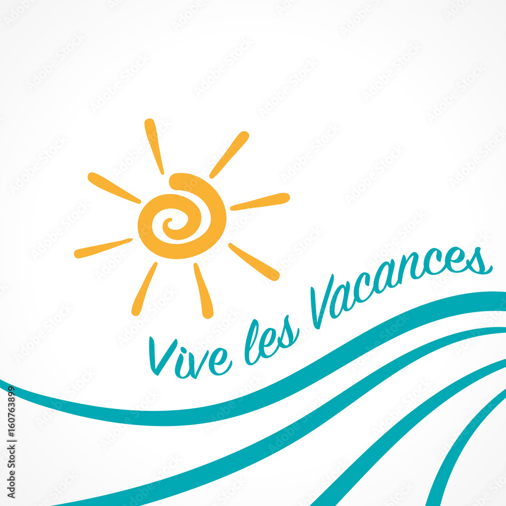 Fototapeta premium vive les vacances