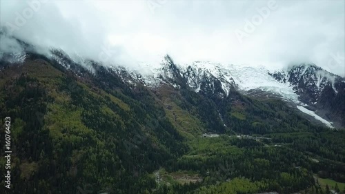 Wallpaper Mural Amazing Aerial View of Mountain Mont Blanc Massif at Chamonix Torontodigital.ca