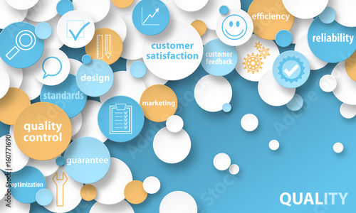 "QUALITY" Vector Concept Banner