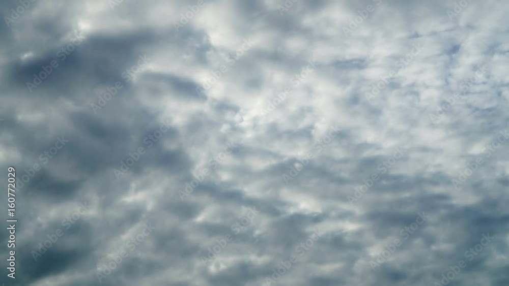 Stratocumulus cloud running in rainy season Stratocumulus cloud running in rainy season