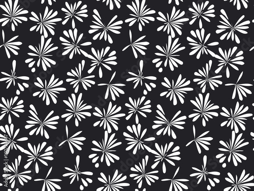 abstract tropical floral se...