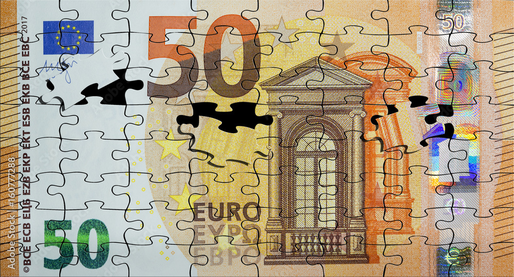 Puzzle billete de 50 euros