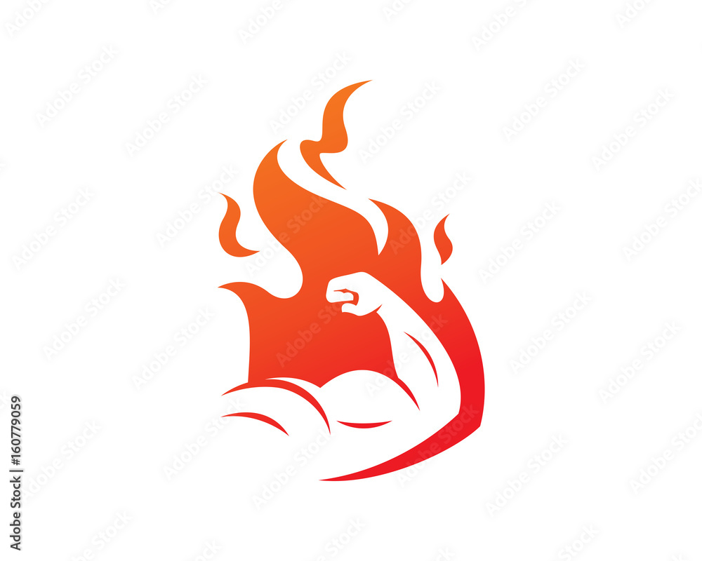 Hot Gym Logo Template Design Vector, Emblem, Design Concept, Creative Symbol, Icon Hot Gym Logo Template Design Vector, Emblem, Design Concept, Creative Symbol, Icon