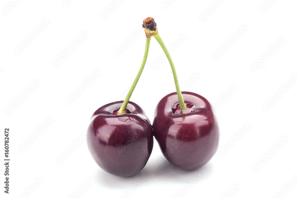Cherries isolated on white Cherries isolated on white