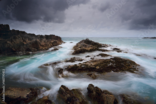 Tableau sur toile Stormy seascape Meringo Australia