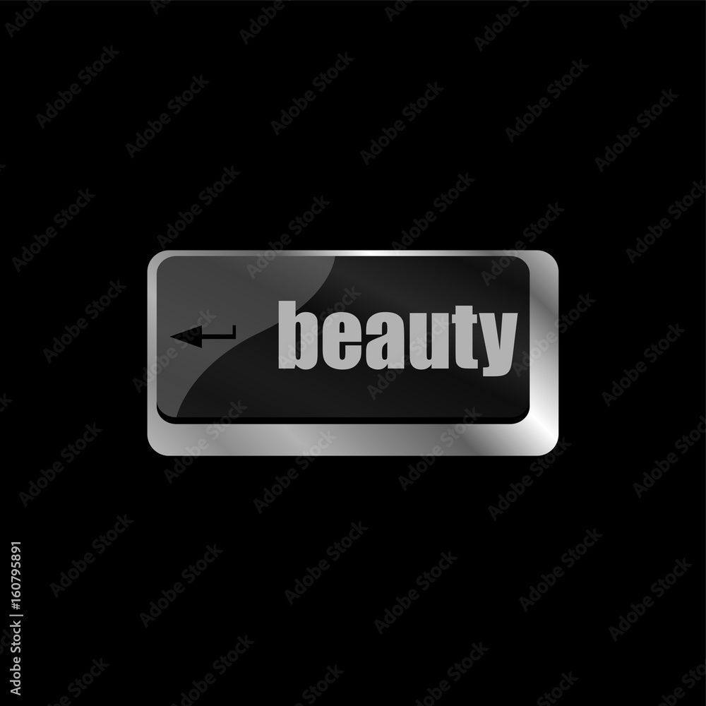 enter keyboard key button with beauty word on it, enter keyboard key button with beauty word on it,