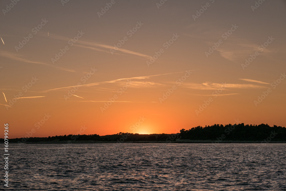 Croatia, Pula, Punta Christo - sunset