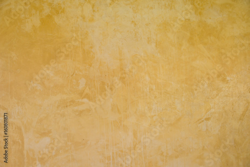 Concrete Wall Yellow Color Background