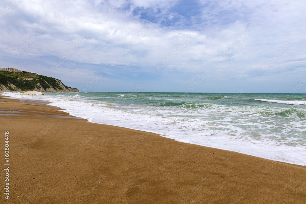 A beautiful beach, concept of travel