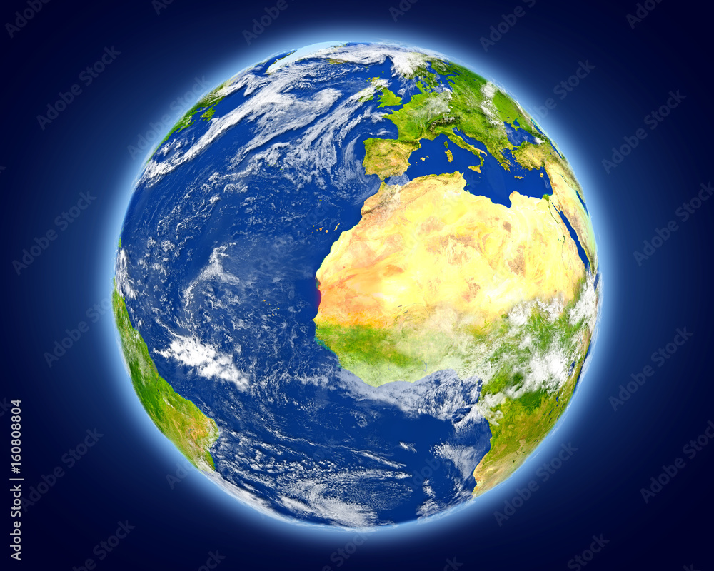 Mauritania on planet Earth