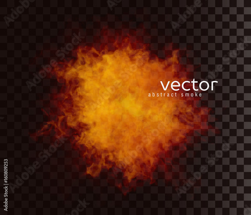 Vector illustration of smoky shape.