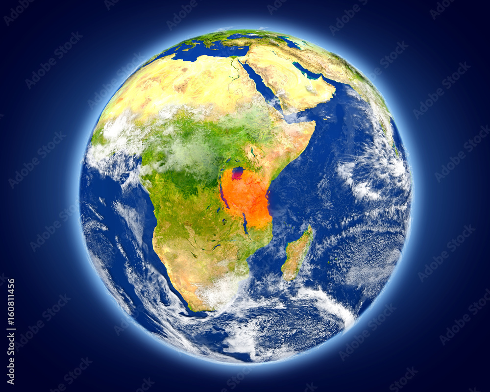 Tanzania on planet Earth
