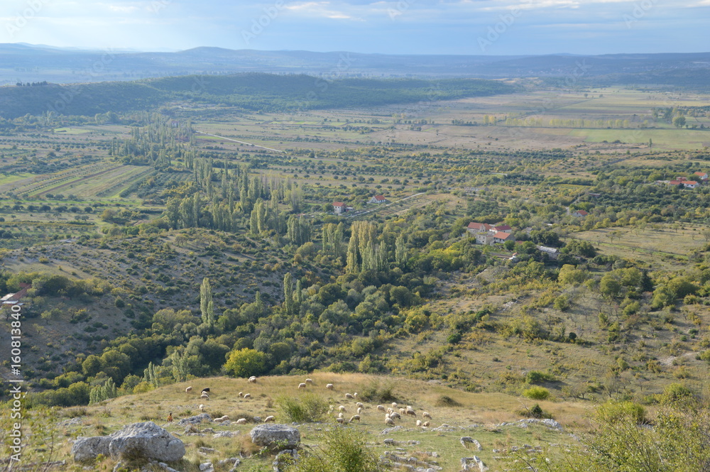 Landscape in southern Croatia