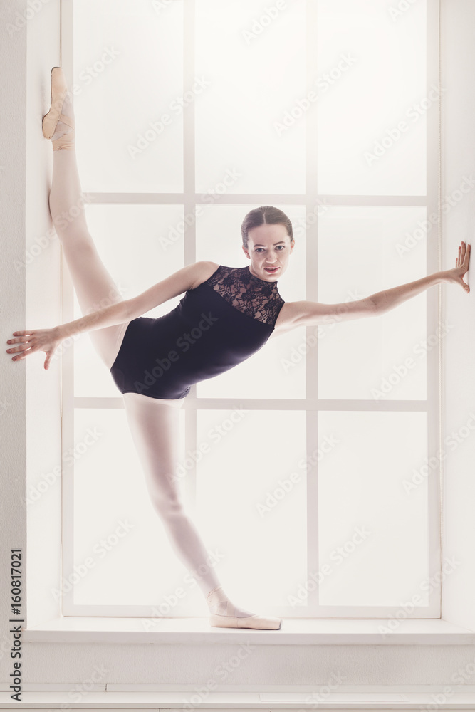 Classical Ballet dancer in split Classical Ballet dancer in split