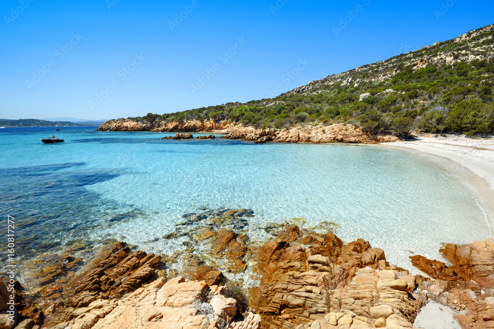 mediterranean coast of madalenna islands
