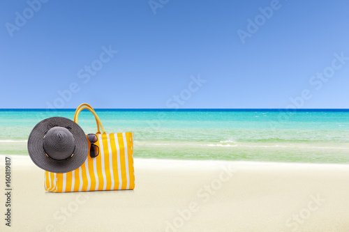Badetasche am Strand