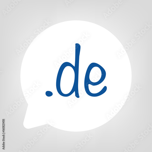Kreis Sprechblase - de Domain URL