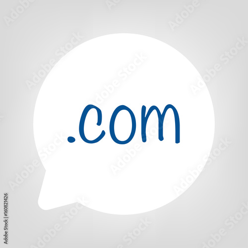 Kreis Sprechblase - com Domain