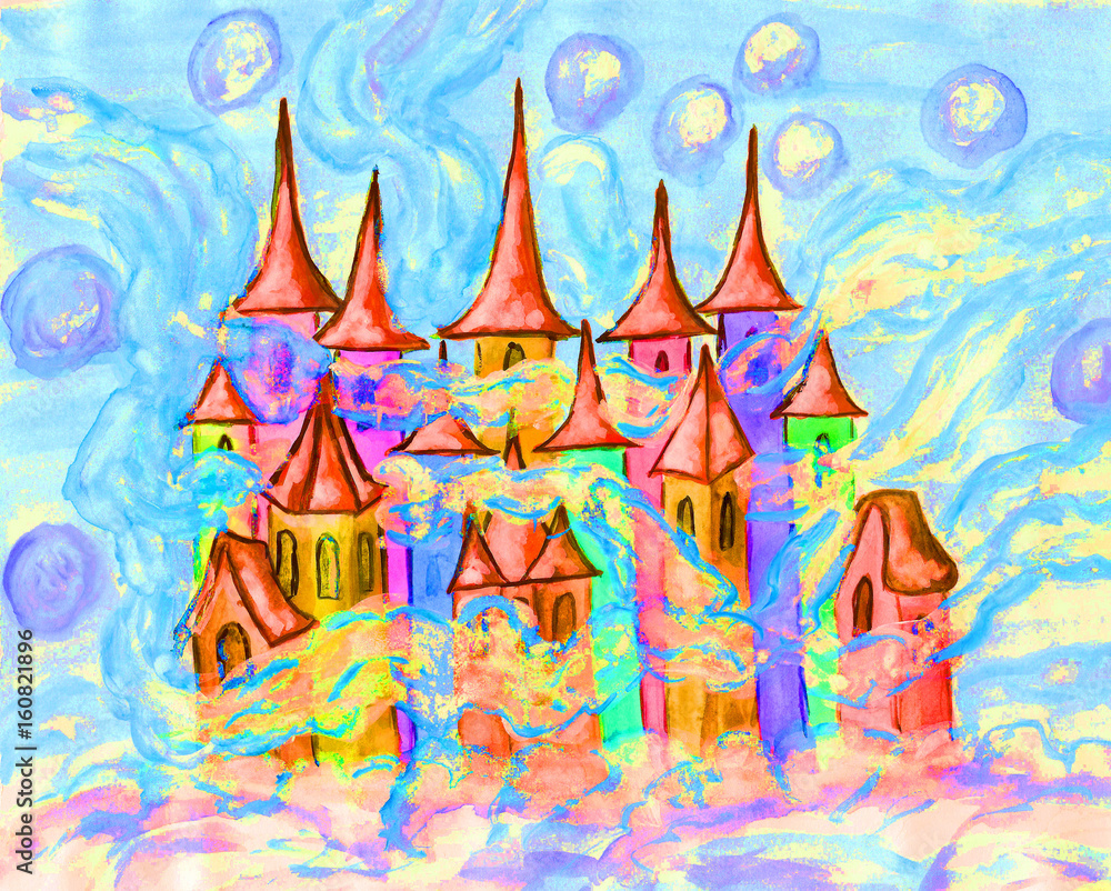 Dreamstown multicolour illustration