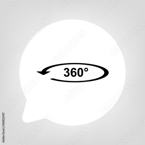 Kreis Sprechblase - 360 Grad VR