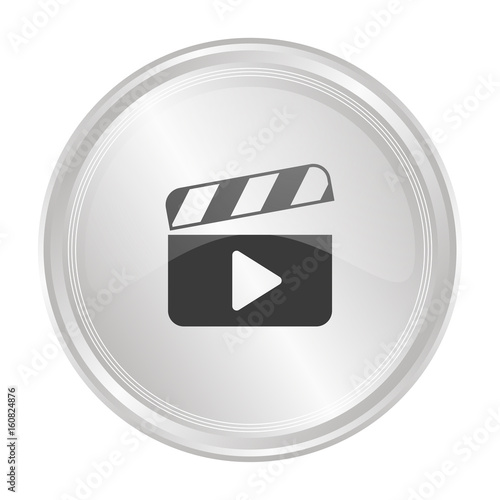 Wiedergabe Video - Verchromter Button