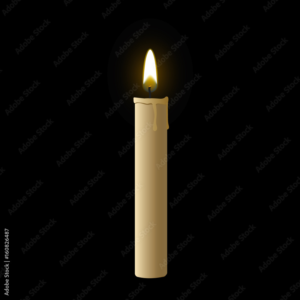 Candle vector. Candle vector.