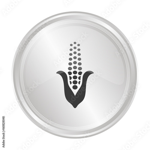 Mais - Verchromter Button
