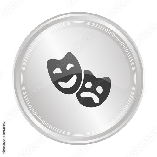 Theater - Verchromter Button