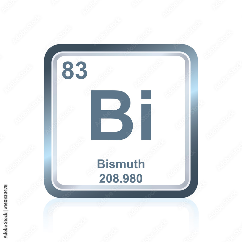 Chemical element bismuth from the Periodic Table