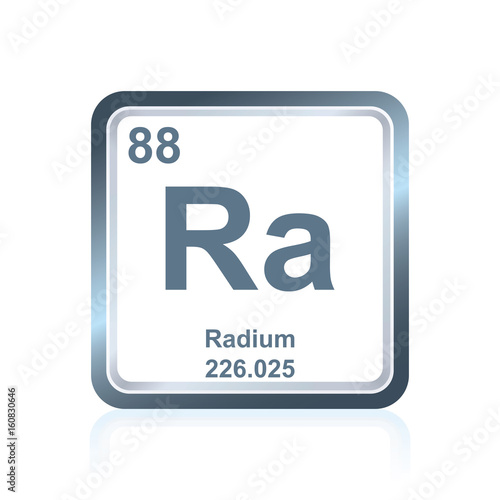 Chemical element radium from the Periodic Table