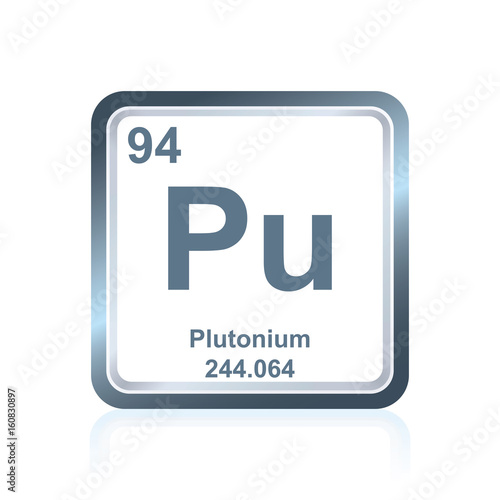 Chemical element plutonium from the Periodic Table