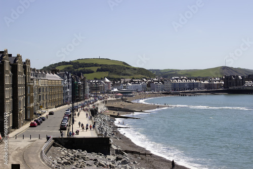 Aberystwyth, historic market town in Wales. Holiday resort